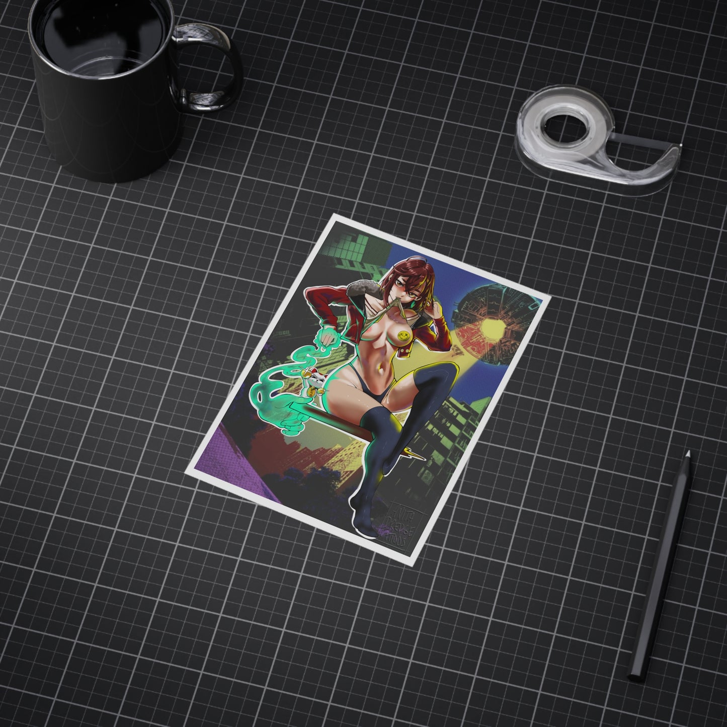 Momo Ayase | NSFW 18+ | Dandadan | Anime Poster Print