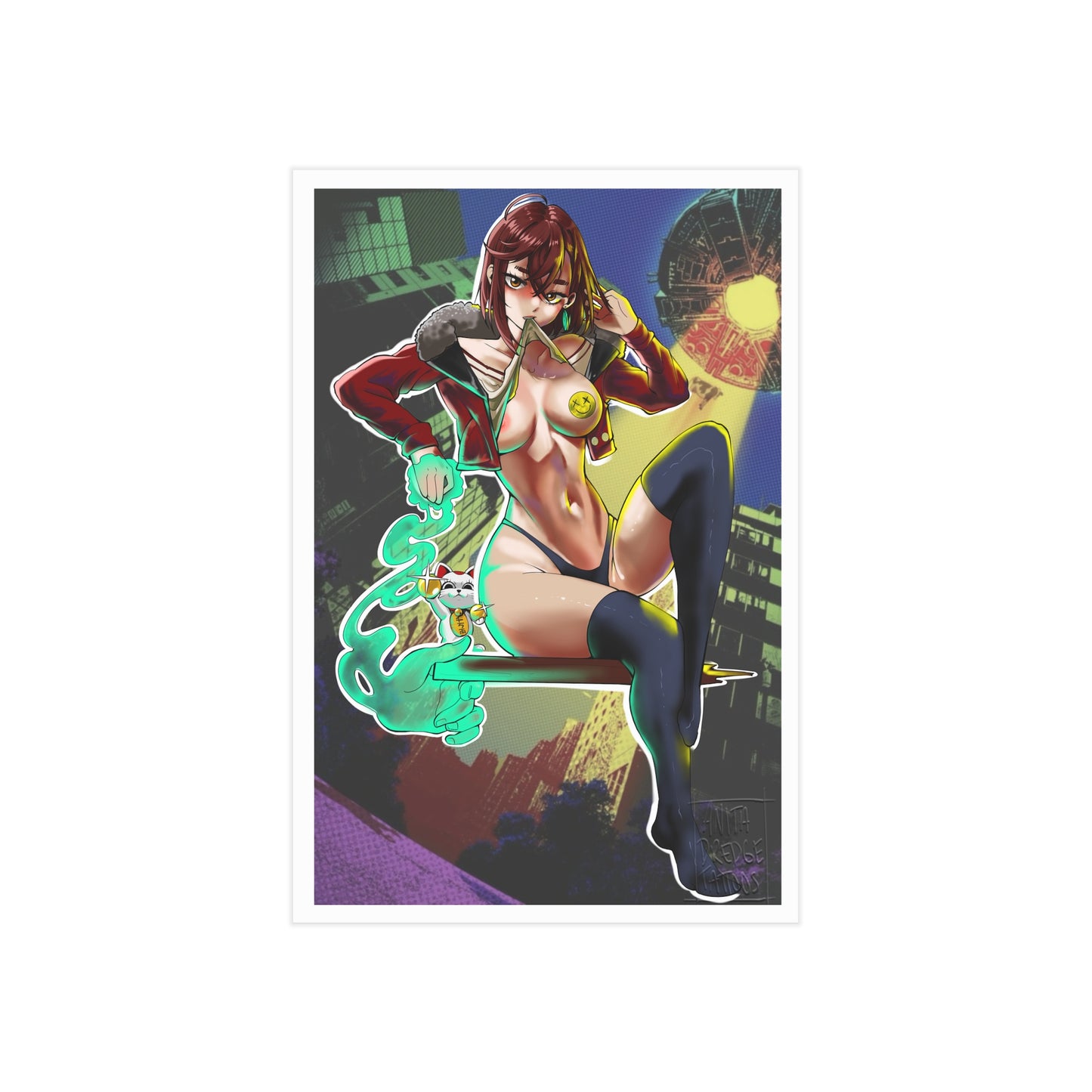 Momo Ayase | NSFW 18+ | Dandadan | Anime Poster Print