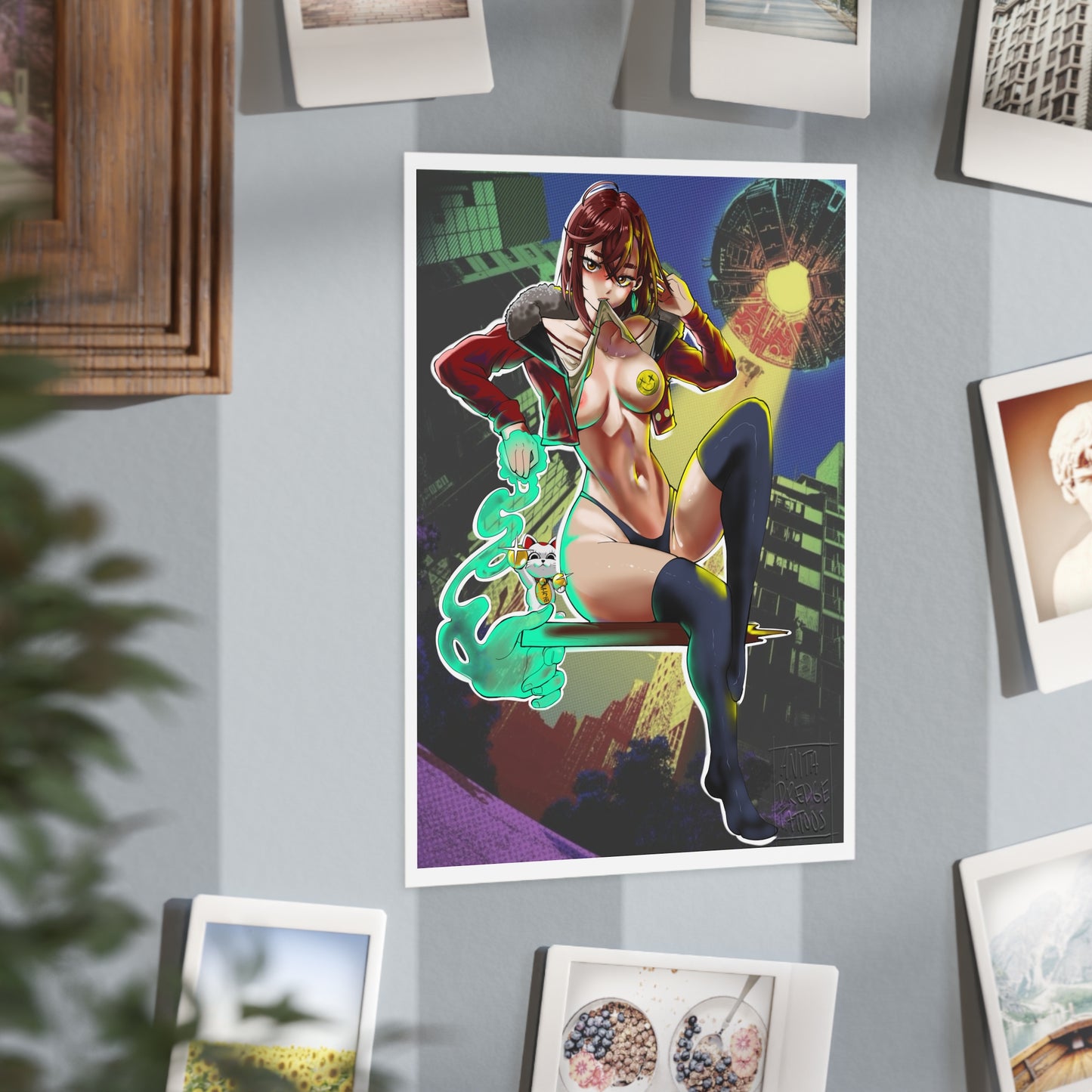 Momo Ayase | NSFW 18+ | Dandadan | Anime Poster Print