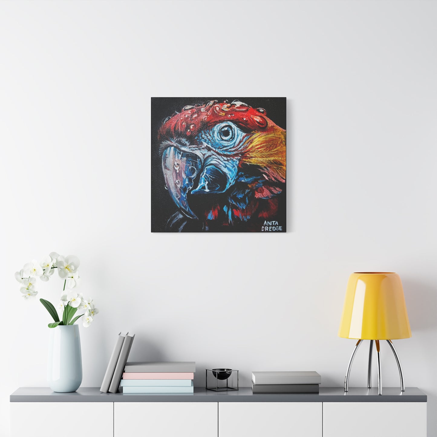 Parrot Canvas Print | Original Artwork
