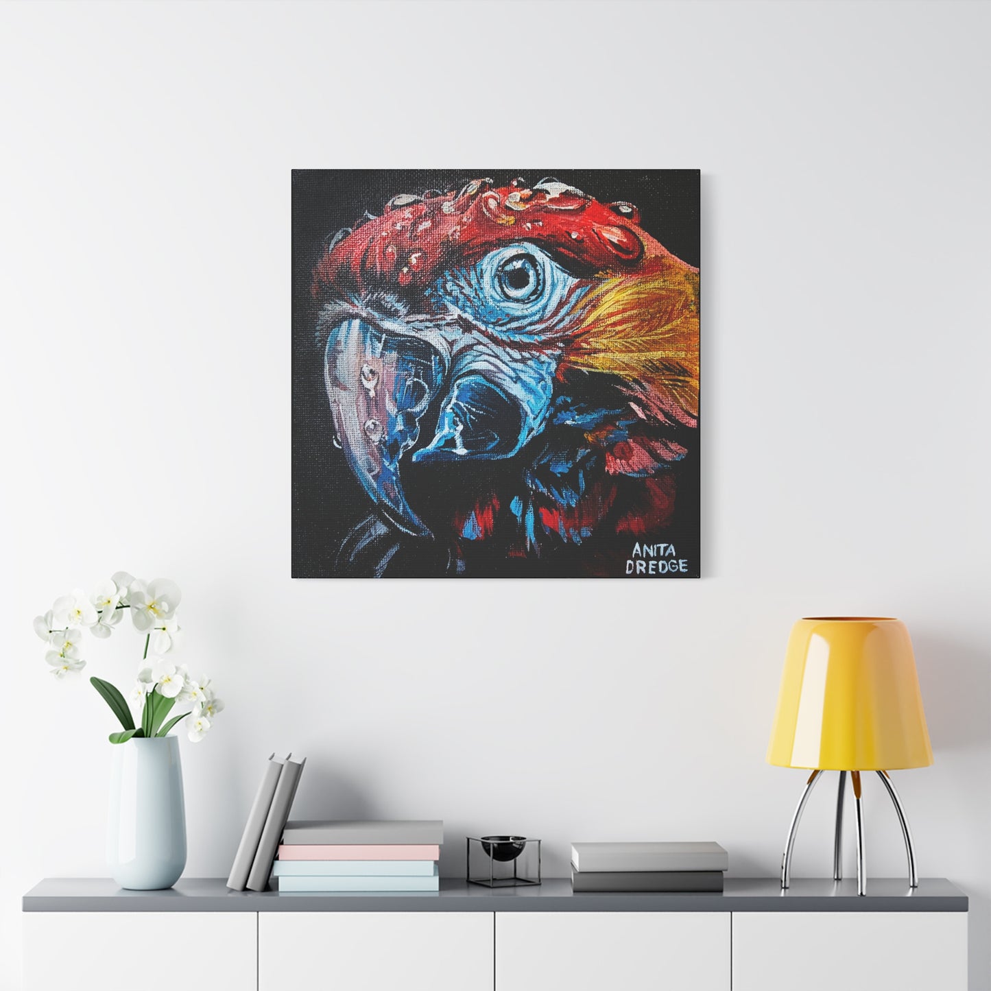 Parrot Canvas Print | Original Artwork