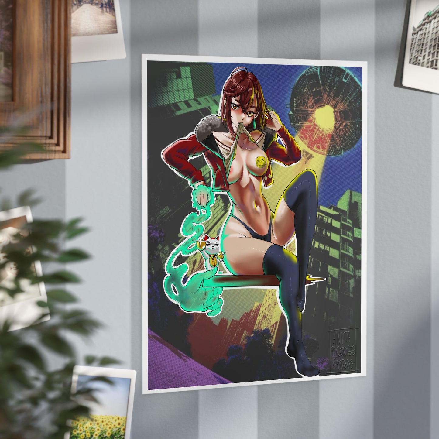 Momo Ayase | NSFW 18+ | Dandadan | Anime Poster Print