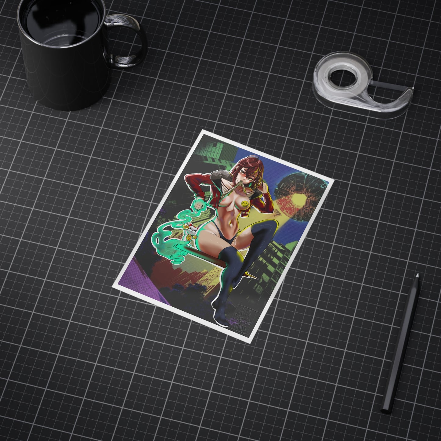 Momo Ayase | NSFW 18+ | Dandadan | Anime Poster Print