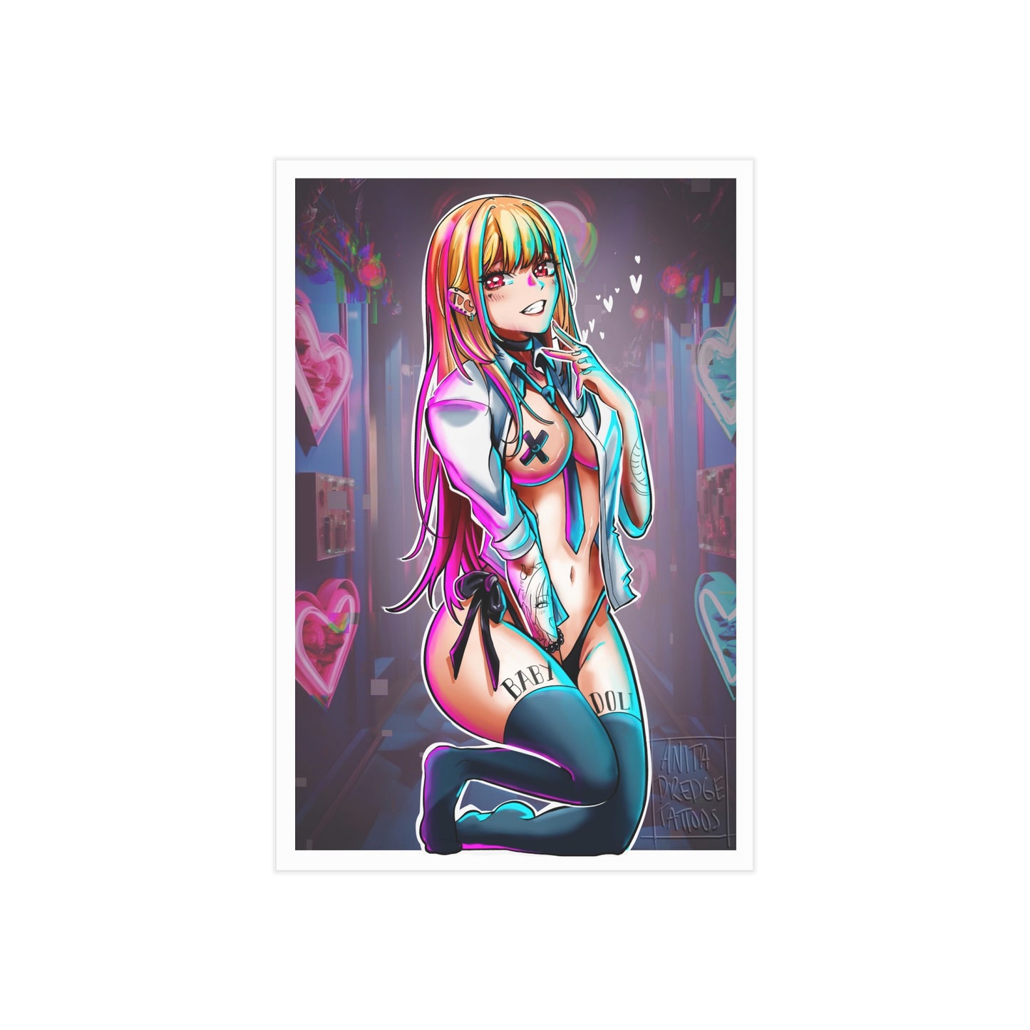 Marin Kitagawa | NSFW 18+ | My Dress Up Darling | Anime Poster Print
