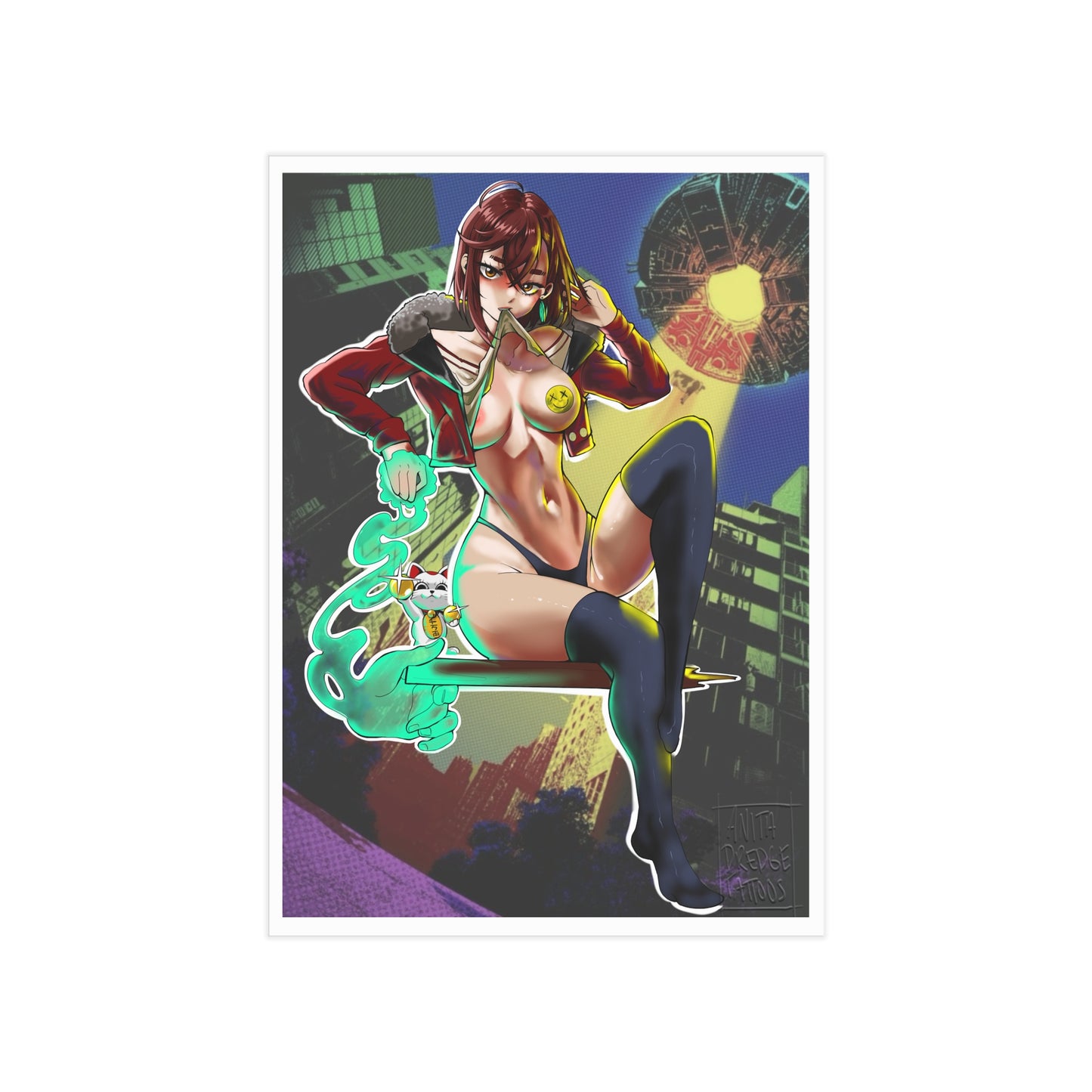 Momo Ayase | NSFW 18+ | Dandadan | Anime Poster Print