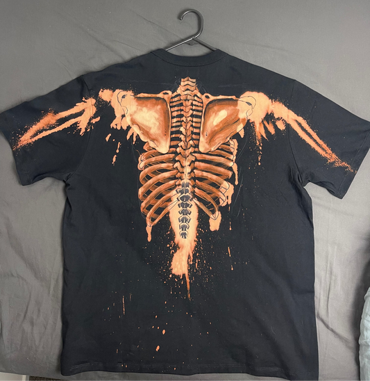 Skeleton | Bleached T-Shirt | Large